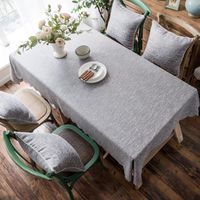 Fashion Waterproof Cotton Tablecloth Kitchen Living Room Multi Types Nhsp134601 main image 7