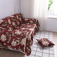 Comfortable Printed Sofa Cover Towel Slipcover Cushion For Multiple Seats Nhsp134614 main image 5