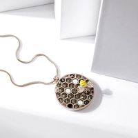 Simple Autumn And Winter Bee Alloy Necklace Nhll134643 main image 3