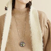 Simple Autumn And Winter Bee Alloy Necklace Nhll134643 main image 4