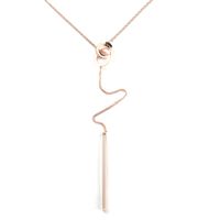 Personnalisé Anneau Rond Longue Frange Pendentif Célébrité Internet Mori Collier Chandail Chaîne Féminine Coréenne Tempérament Sauvage Simple Accessoires main image 7