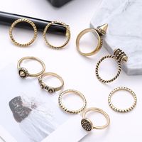 Womens Geometric Plating Alloy Rings Nhsd134673 main image 3