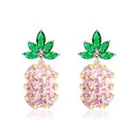 Womens Pineapple Plating Alloy Earrings Nhll134710 main image 1