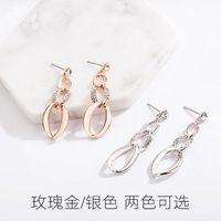 Womens Geometry Electroplating Alloy Earrings Nhll134711 main image 4