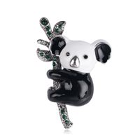 Koala Animal Broche Personnalité Alliage Gouttes Panda Vêtements Accessoires Businese Costume Accessoires Spot Danrun Broche main image 1