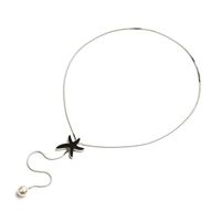 Womens Starfish Plating Metal Necklaces Nhll134794 main image 5