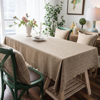 Fashion Waterproof Cotton Tablecloth Kitchen Living Room Multi Types Nhsp134601 sku image 2