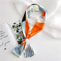 Fashion Double-sided Wild Small Scarf Professional Scarf Nhmn135054 sku image 1