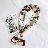 Fashion Double-sided Wild Small Scarf Professional Scarf Nhmn135054 sku image 5