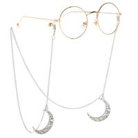 Silber Hohle Mond Hand Gefertigte Brillen Kette Sonnenbrille, Exquisite Accessoires, Rutsch Feste Dekorative Rahmen Passend main image 3