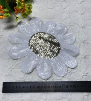 Sequin De Tournesol Diy Patch Tissu Accessoires Sequin Broderie Paillettes Broderie Sequin Accessoires Tissu Autocollants Patch main image 4