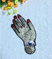Fashion Embroidered Palm Palm Sequin Cloth Nhlt135128 main image 3