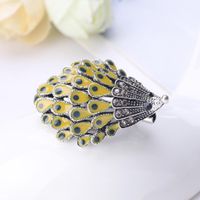 Wild Personality Hedgehog Drop Oil Alloy Brooch Nhdr135138 main image 4