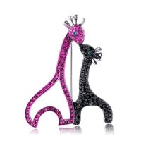 Hersteller Liefern Auf Lager Koreanische Niedliche Neue Tier Brosche Persönlichkeit Kreative Farbe Giraffe Corsage main image 1