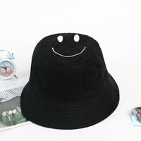 Double-sided Cute Cartoon Smiley Fisherman Hat Visor Sun Protection Cap Nhxb135265 main image 8