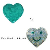 Beads Piece Heart Smiley Gradient Cloth Nhlt135219 sku image 2