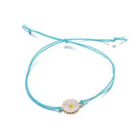 Simple Handmade Chrysanthemum Sun Flower Woven Bracelet Nhgy130592 main image 4