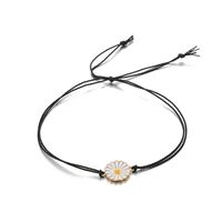 Simple Handmade Chrysanthemum Sun Flower Woven Bracelet Nhgy130592 main image 6
