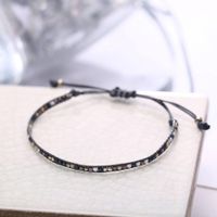F25622 Han Zhi Shang Neues Handgemachtes Perlen Armband Kreatives Retro Einfaches Schwarzes Perlen Armband main image 3