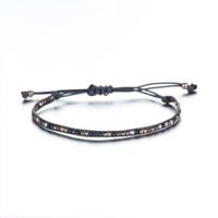 F25622 Han Zhi Shang Neues Handgemachtes Perlen Armband Kreatives Retro Einfaches Schwarzes Perlen Armband sku image 1