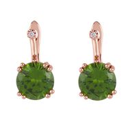 2021 Nouveau Boucles D'oreilles Or Rose Zircon Boucles D'oreilles Exquis Grand Diamant Boucles D'oreilles Doux Oreille Clip Erq32 sku image 3