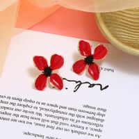 Simple And Stylish Personality Flower Earrings Nhkq135876 main image 5
