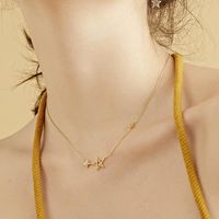 Xingx Spécial-intérêt Conception Ulzzang Collier Femme Marque Clavicule À Chaîne Courte Coréenne Simple Étudiant Mori Style Personnalité main image 1