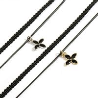 Korean Version Of The Simple Four-leaf Clover Double Necklace Nhll135942 main image 6