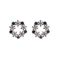 Fashion Snowflake Wreath Niche Earrings Nhll135998 main image 6