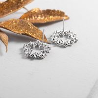 Fashion Snowflake Wreath Niche Earrings Nhll135998 main image 3
