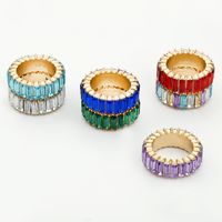 Simple Color Wild Square Zircon Ring Nhxr136076 main image 4