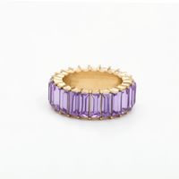 Simple Color Wild Square Zircon Ring Nhxr136076 main image 7