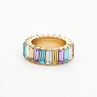 Simple Color Wild Square Zircon Ring Nhxr136076 main image 13