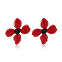 Simple And Stylish Personality Flower Earrings Nhkq135876 sku image 1