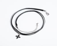 Korean Version Of The Simple Four-leaf Clover Double Necklace Nhll135942 sku image 2