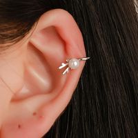 Fashion Women Beads Antlers Ear Cuff Clip Earrings Alloy Nhdp136101 main image 2