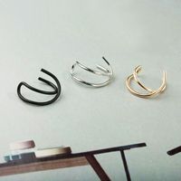 Fashion Women U-shaped Ear Cuff Clip Earrings Alloy Alloyen Nhdp136122 main image 6