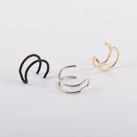 Wholesale Jewelry Simple Style Alloy No Inlaid Plating Earrings main image 6