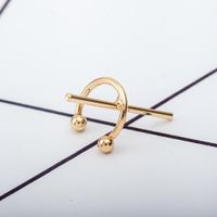 Européen Et Américain Des Affaires Étrangères Ornement Personnalité Géométrie C En Forme De Croix Oreille Clip Non-piercing Oreille Clip Boucles D'oreilles En Gros main image 7