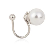Bijoux En Gros 1 Pièce Style Simple Forme En U Alliage Perles Artificielles Clips D'oreille main image 3