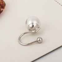 Bijoux En Gros 1 Pièce Style Simple Forme En U Alliage Perles Artificielles Clips D'oreille main image 5