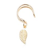 Fashion Women Metal Leaves Single Ear Cuff Clip Earrings Alloy Alloyen Nhdp136154 main image 7