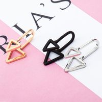 Fashion Women Double Triangle Ear Cuff Clip Earrings Alloy Alloyen Nhdp136167 main image 4