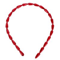 Fashion Style Drop-shaped Imitation Beads Headband Nhct136393 main image 2
