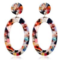 Fashion Elliptical Acetate Plate Leopard Earrings Nhct136394 main image 12