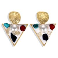Creative Retro Minimalist Inlaid Beads Gravel Earrings Nhjq136416 main image 6