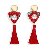 Europäische Und Amerikanische Grenz Überschreitende Perlen Ohrringe Essigsäure Platten Eingelegte Schmuck Kreative Retro Einfache Perlen-kies Ohrringe main image 13