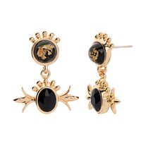 Womens Geometric Rhinestone Alloy Earrings Nhqd136340 sku image 1