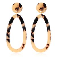 Europäischer Und Amerikanischer Stil Übertriebener Trend Ohrschmuck Ovale Essigsäure Platte Acryl Ohrringe Weibliche Ohrringe Earring sku image 3