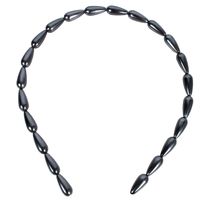 Fashion Style Drop-shaped Imitation Beads Headband Nhct136393 sku image 4